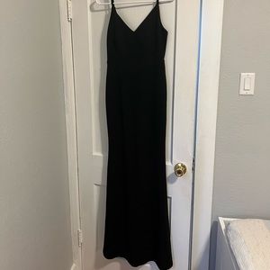 Moments of Bliss Back Blackless Mermaid Maxi Dress